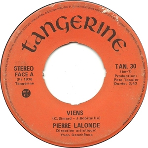 Viens b/w Je Serai Le Premier à Mirabel