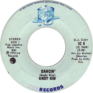  Dancin' b/w Dancin' (promo only)