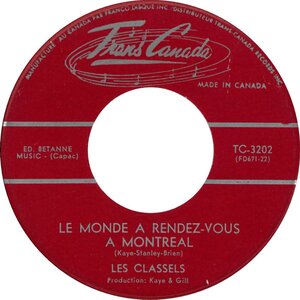 Le Monde A Rendez-vous à Montréal b/w Everybody's Coming To Montreal
