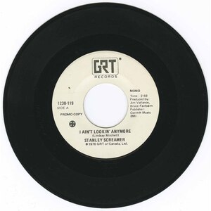 I Ain't Lookin' Anymore (mono) b/w I Ain't Lookin' Anymore (stereo) (promo)