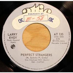 Perfect Strangers b/w I Can't Get You Out of My Mind