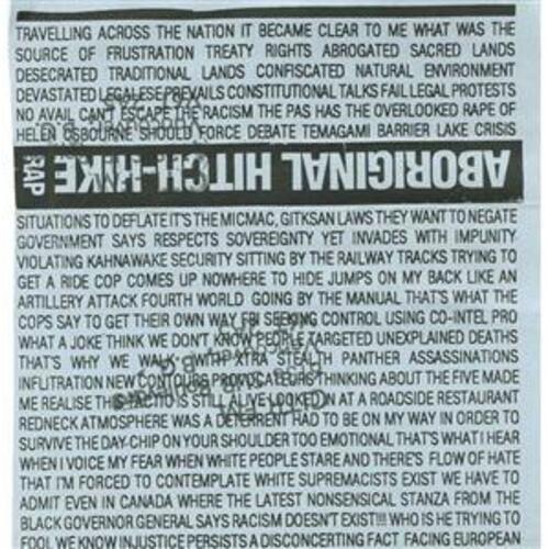 Aboriginal Hitch-Hike Rap