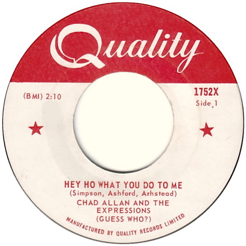 Hey Ho What You Do to Me b/w Goodnight, Goodnight