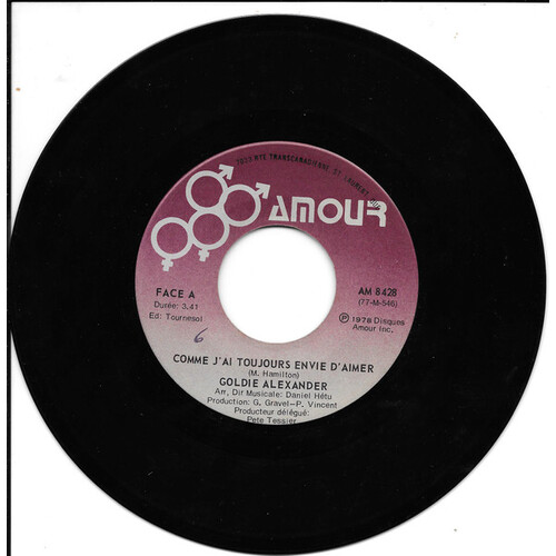  Comme J'ai Toujours Envie D'aimer b/w  Comme J'ai Toujours Envie D'aimer (Instrumental)