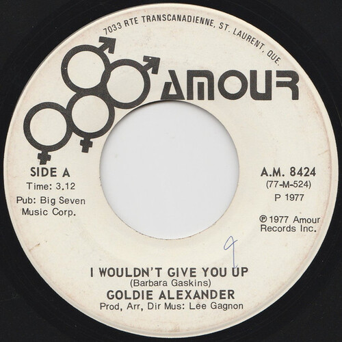 I Wouldn't Give You Up b/w I Wouldn't Give You Up (Instrumental)
