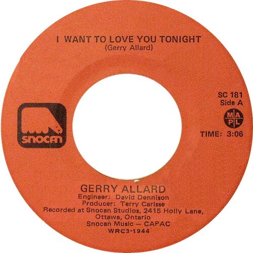 I Want to Love You Tonight b/w It's All I Want to Do