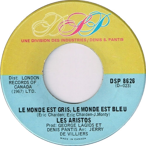 Le monde est gris, le monde est bleu b/w Chante, danse