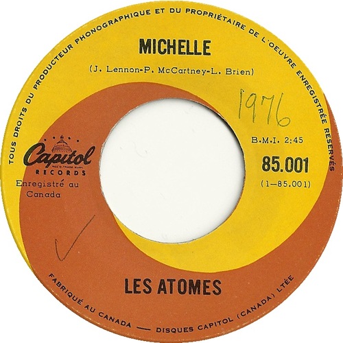 On Ne Vit Qu'Une Fois (You only die Once) b/w Michelle