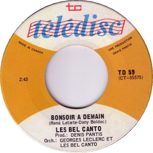 Bonsoir À Demain b/w Que C'est Étrange