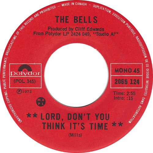 Lord Don't You Think It's Time b/w Easier Said than Done