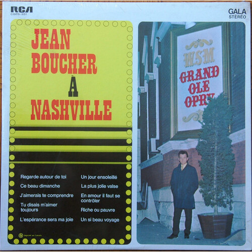 Jean Boucher à Nashville
