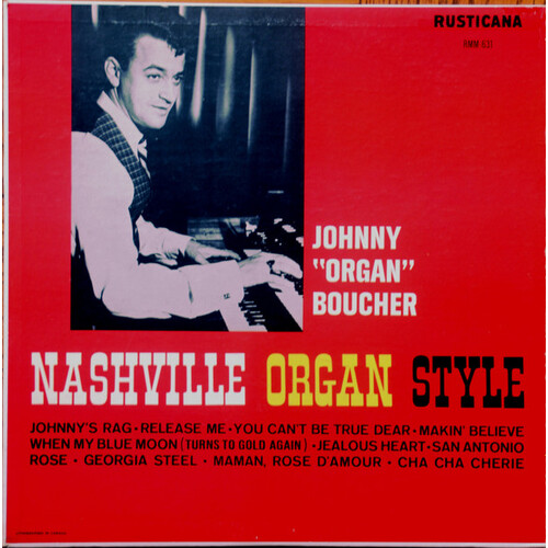 Nashville Organ Style (as Johnny "Organ" Boucher)