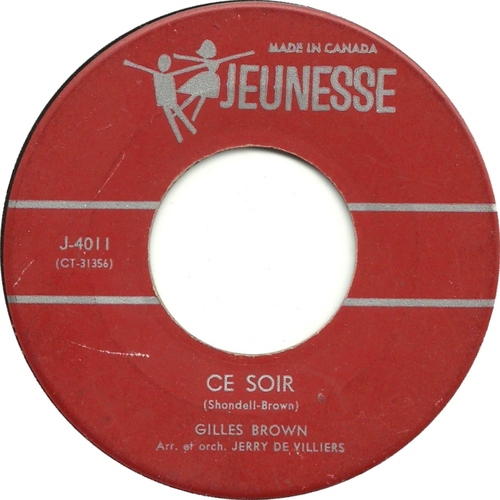  Ce Soir b/w Quand Celle Qu'on Aime Sourit
