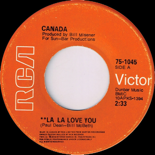 La La Love You b/w Feeling in My Bones