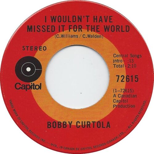 Jean b/w I Wouldn't Have Missed It For The World