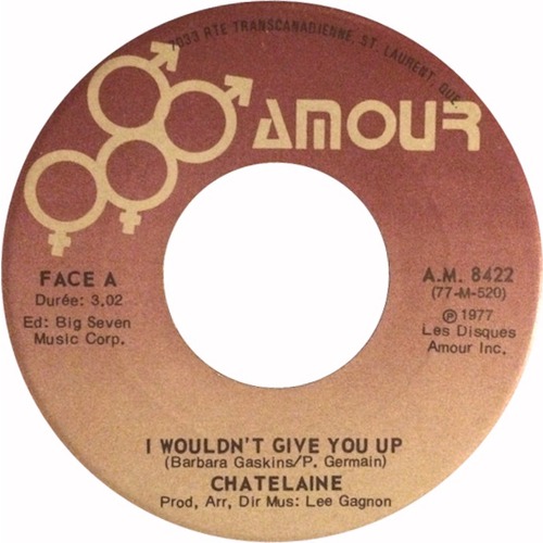 I Wouldn't Give You Up b/w I Wouldn't Give You Up [Instrumental]