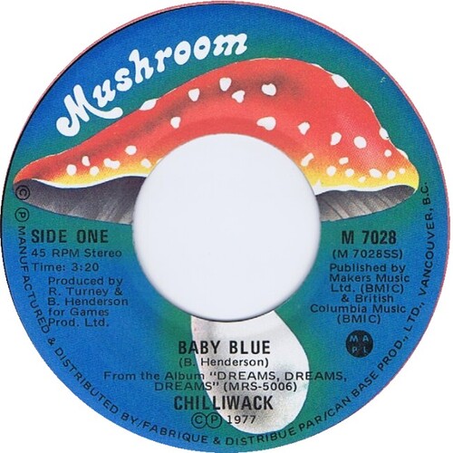 Baby Blue b/w Something Better