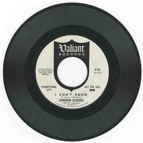 I Don't Know b/w Gone Away