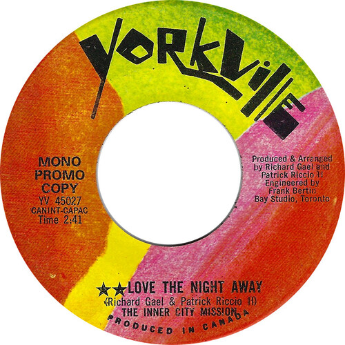 Love the Night Away (Mono) b/w Love the Night Away (Stereo) (Promo)