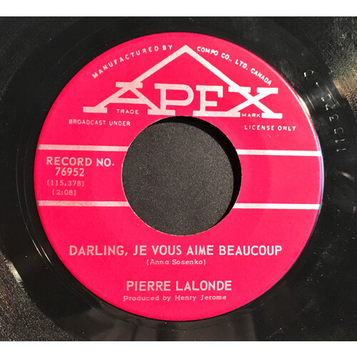 Darling Je Vous Aime Beaucoup b/w Forever