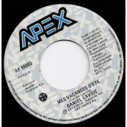 	Mes Vacances d'Été	b/w St. Come Express