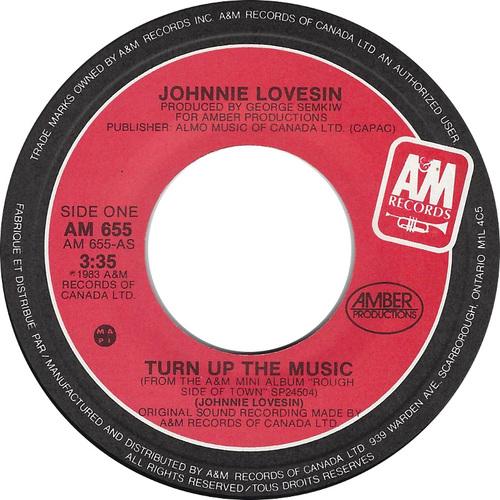 Turn Up The Music (vocal) b/w Turn Up The Music (inst. dub)