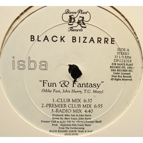 Black Bizarre-Fun & Fantasy b/w Fussy Cussy-Got the Motion