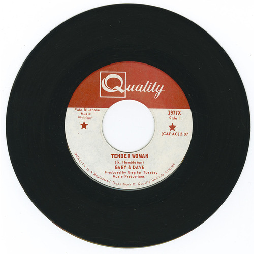 Tender Woman b/w I'm a Rider