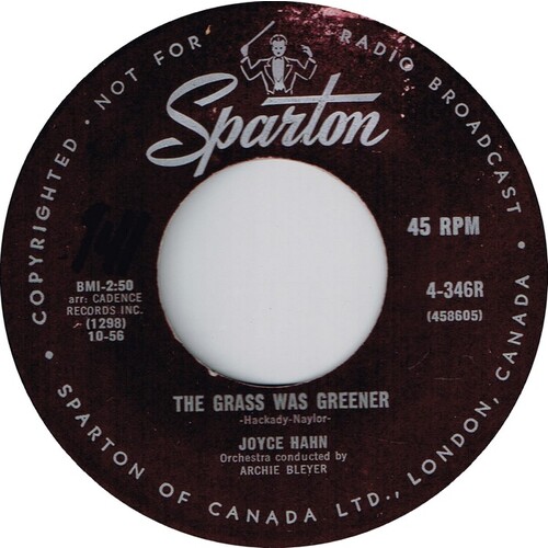 The Grass Was Greener b/w I Gotta Know