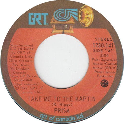 Take Me to the Kaptin b/w I Ain't Lookin' Anymore