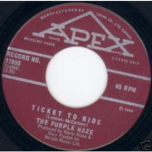 I Don't Live Today b/w Ticket to Ride