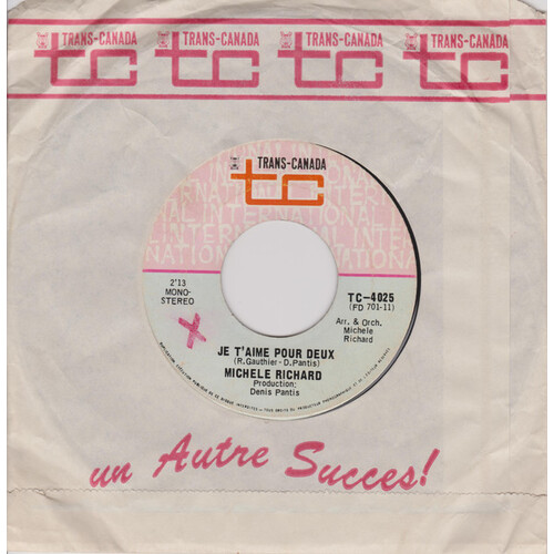 Sois Optimiste b/w Je T'Aime Pour Deux