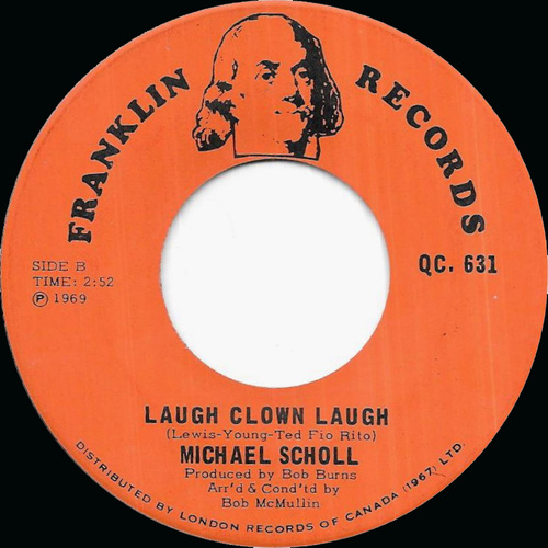 Laugh Clown Laugh b/w Each Time I Close My Eyes
