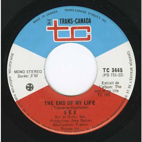 The End of My Life b/w I'm Starting My Life Today