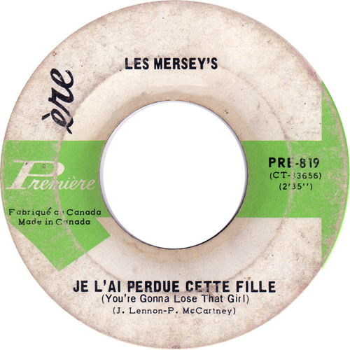 C'est le seul mot que tu m'as dit b/w Je l'ai perdue cette fille