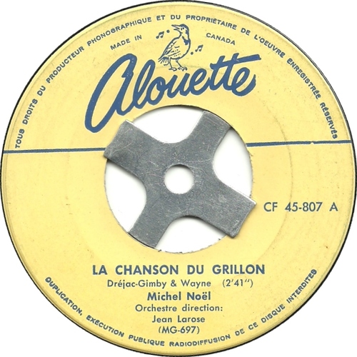 La Chanson du Grillon b/w Désirée