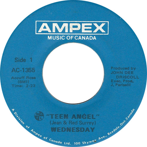 Teen Angel b/w Taking Me Home