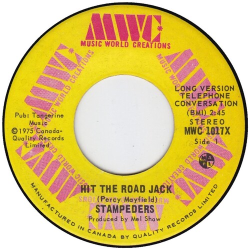 Hit the Road Jack b/w Hard Lovin Woman