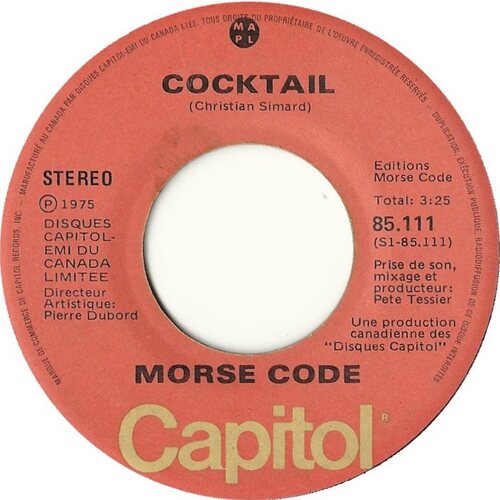 Cocktail b/w Cocktail (Disco Mix)