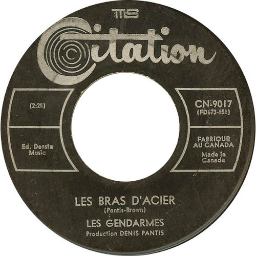 Les Bras D'acier b/w À Quoi Bon Pleurer