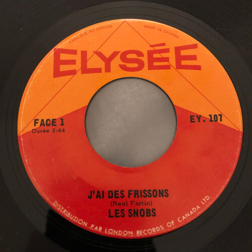 J'ai Des Frissons b/w Jamais Jamais