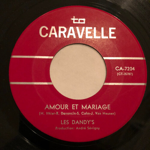 Amour Et Mariage b/w Chaque Fois