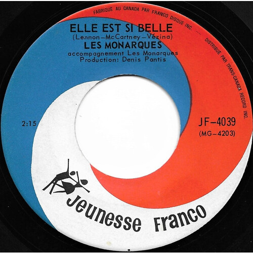 Elle Est Si Belle b/w Pour Elle