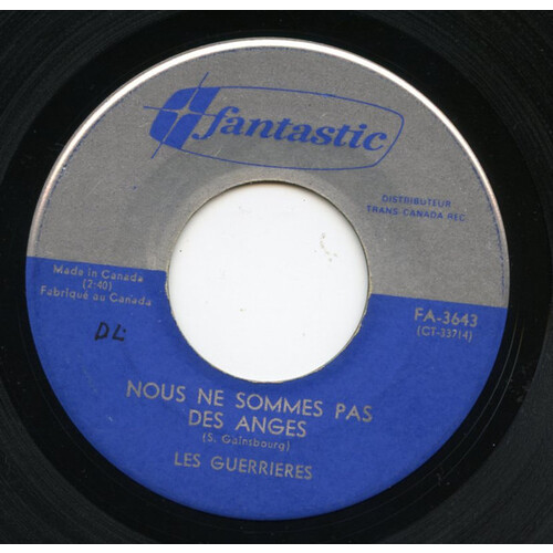 Nous Ne Sommes Pas Des Anges b/w À La Même Heure