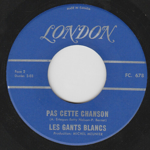 Pas Cette Chanson b/w Que Font-Ils De L'amour