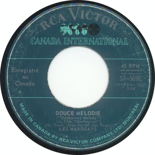 Douce Mélodie ("Unchained Melody") b/w Thème À Gogo
