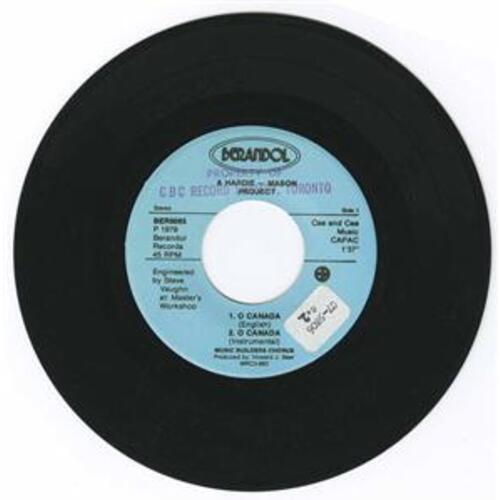 O Canada (english)/ O Canada (instrumental) b/w O Canada (french)/ O Canada bilingual)