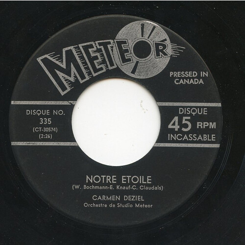 Buona Notte Bambino b/w Notre étoile