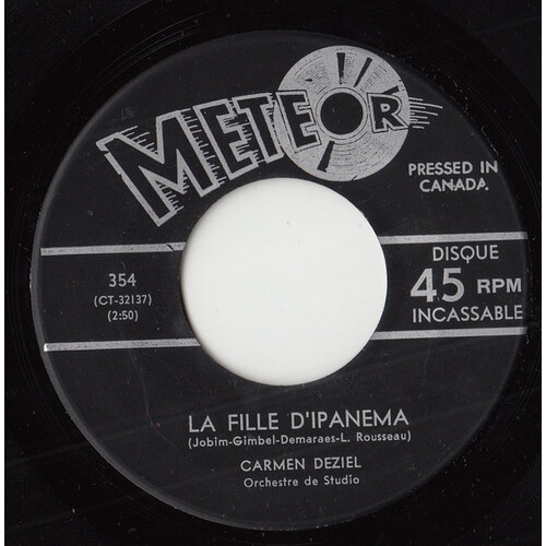 La fille d'Ipanema b/w Nino