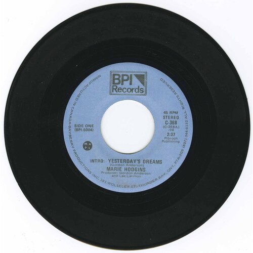 Yesterday’s Dreams b/w Dance For The Sun God